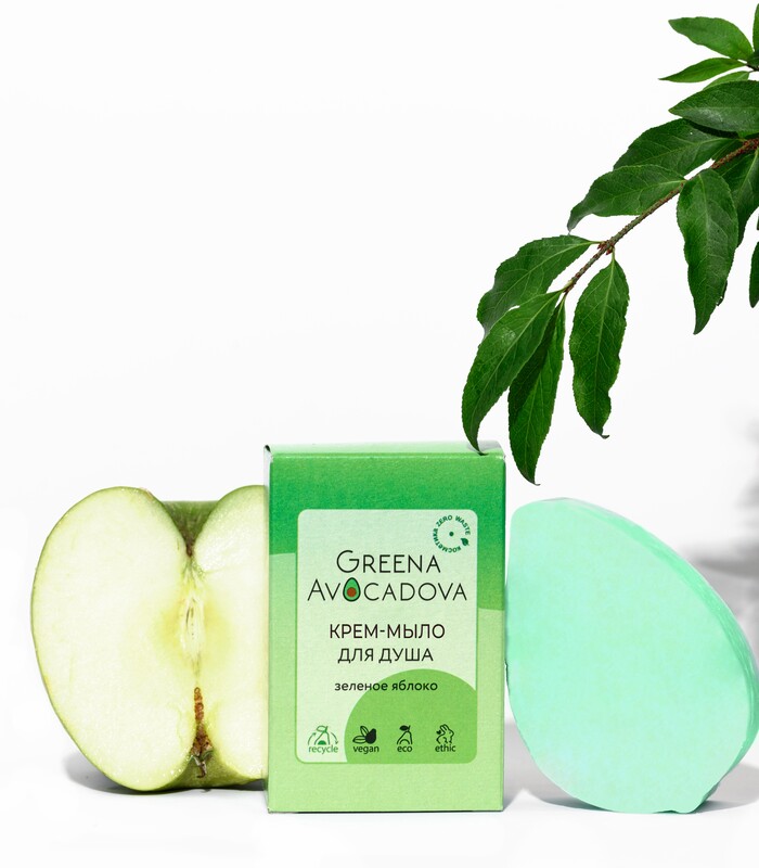 Крем-мыло для душа Зеленое яблоко